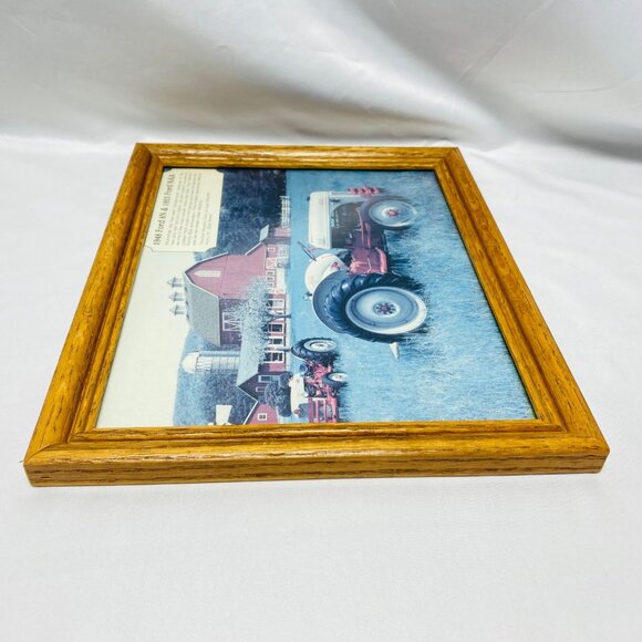 1948 Ford 8N & 1953 Ford NAA Wood Framed Photograph By Ozzie Sweet - Picture 8 of 10